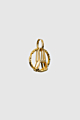 OPENER EARRING gold · brass element on gold plated silver hoops
