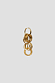 BONDI EARRINGS gold · swarovski crystals on gold plated silver hoops 